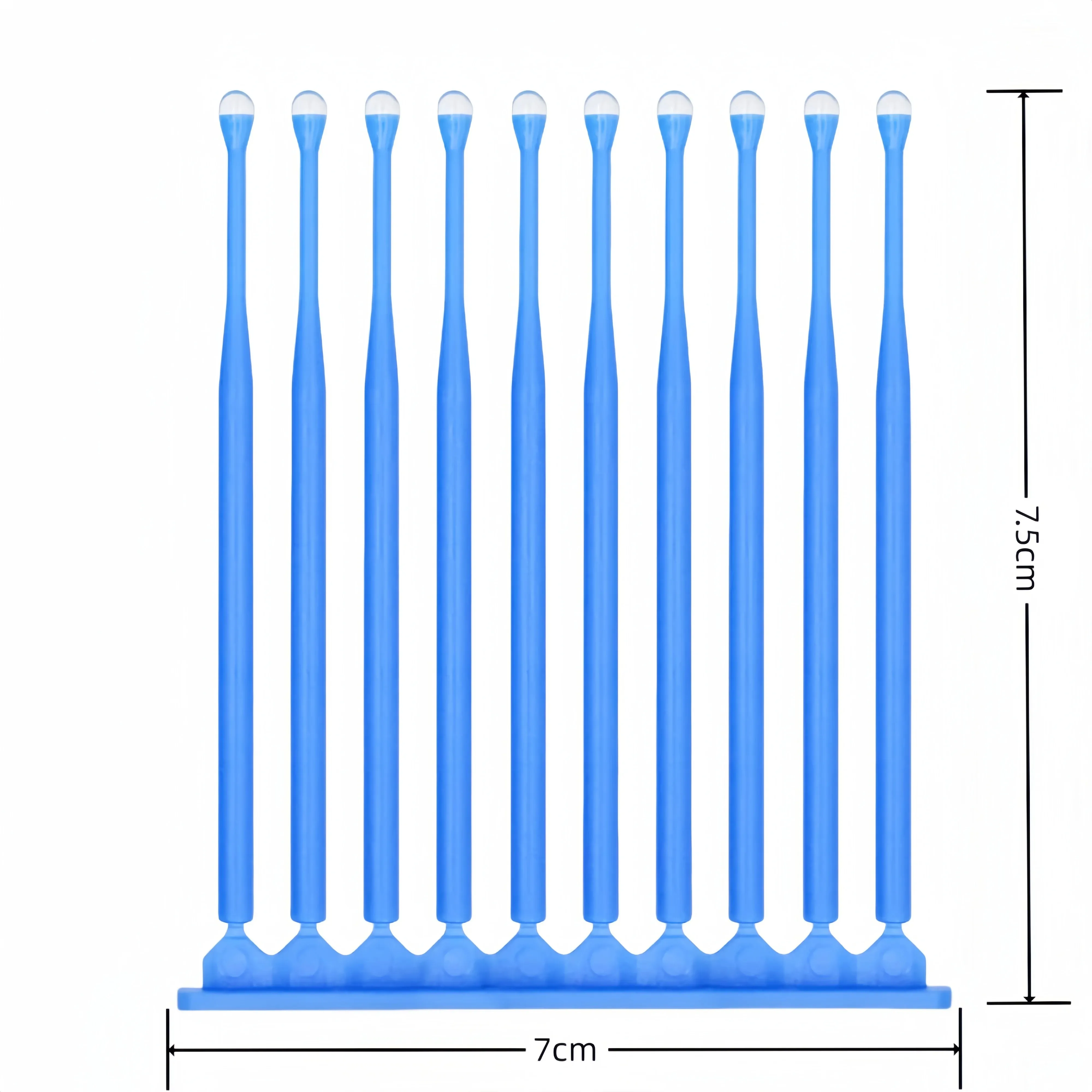 JUMTOP 10Pcs Dental Adhesive Tip Applicator for Tooth Crown Porcelain Veneer Disposable Dentistry Materials Brush 6