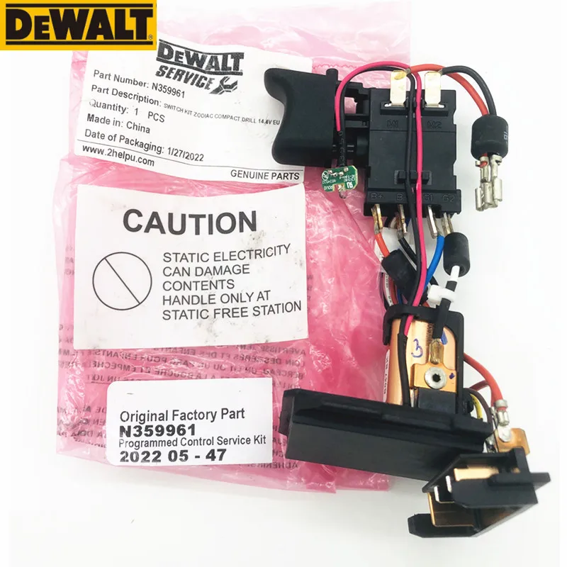 Переключатель для электроинструментов Dewalt N359961 DCD735 DCD730 DCD735L DCD730L N359919