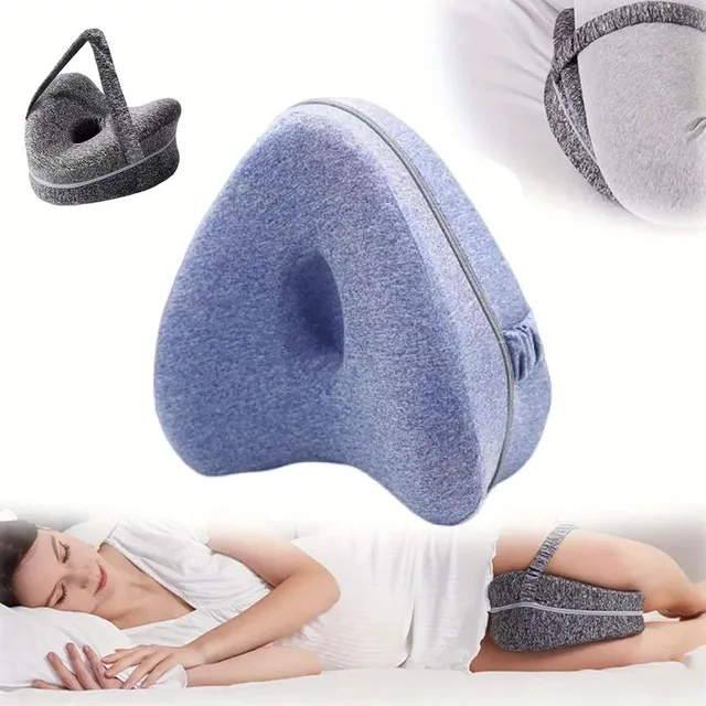 Memory Foam Leg Knee Foam Support Pillow Side Sleeper Sciatica Orthopedic Sciatica Back Hip Relief Pillow For Bed Sofa 2