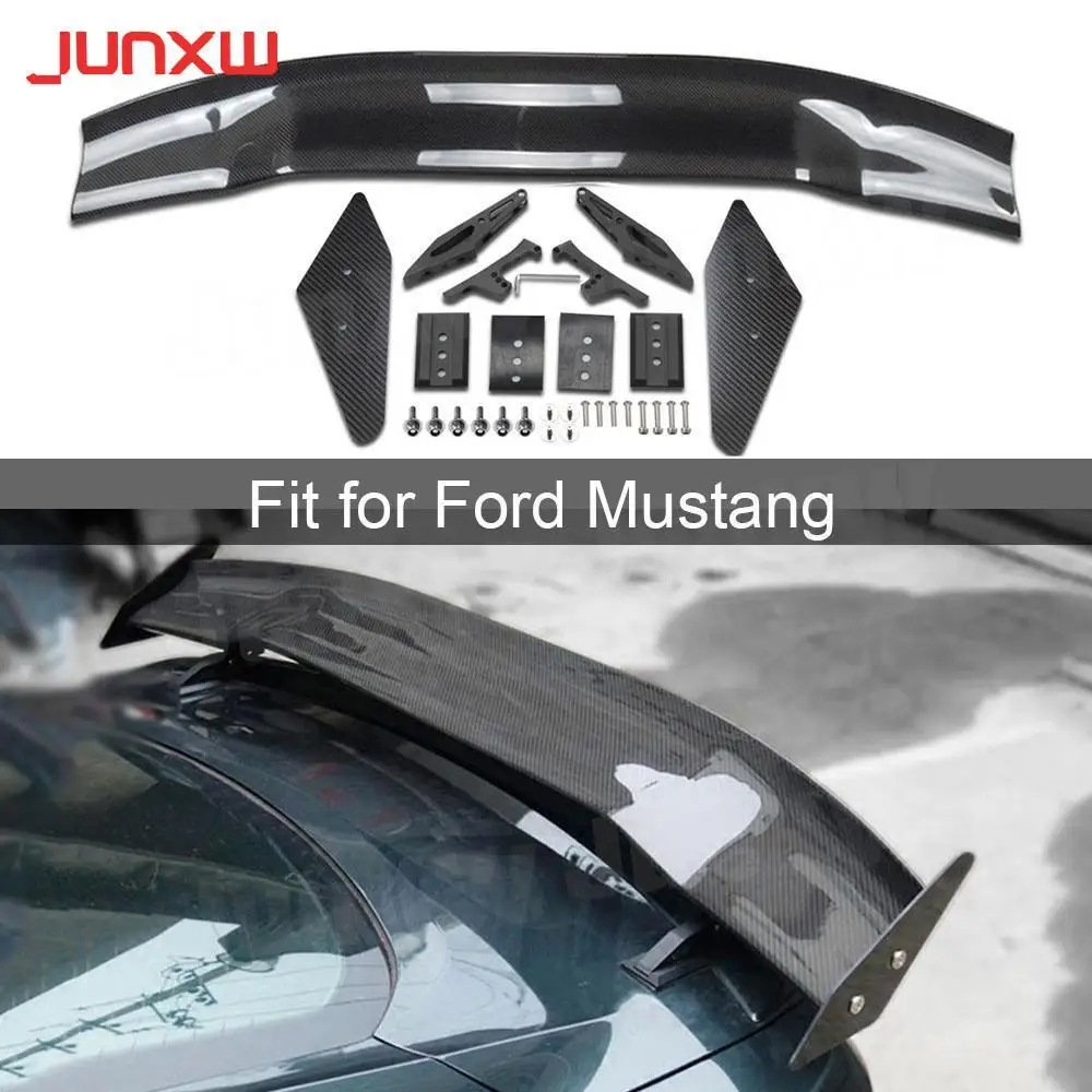 

Carbon Fiber Rear Lip Spoiler Wings for Ford Mustang Coupe 2015 2016 2017 2018 Car styling