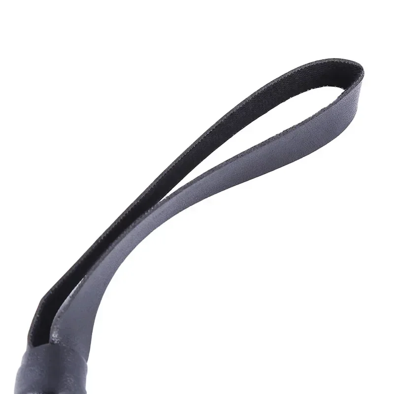 High Quality Pu Leather Pimp Whip Racing Riding Crop Party Flogger Hand Cuffs Queen Black Horse Riding Whip_voghion.com