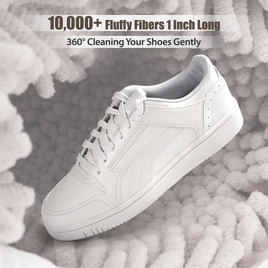 2025 New Washing Shoes Bag Cotton Laundry Net Fluffy Fibers Easily Remove Dirt Washing Bags Shoes Clothes Organizer 1/2PCS 6