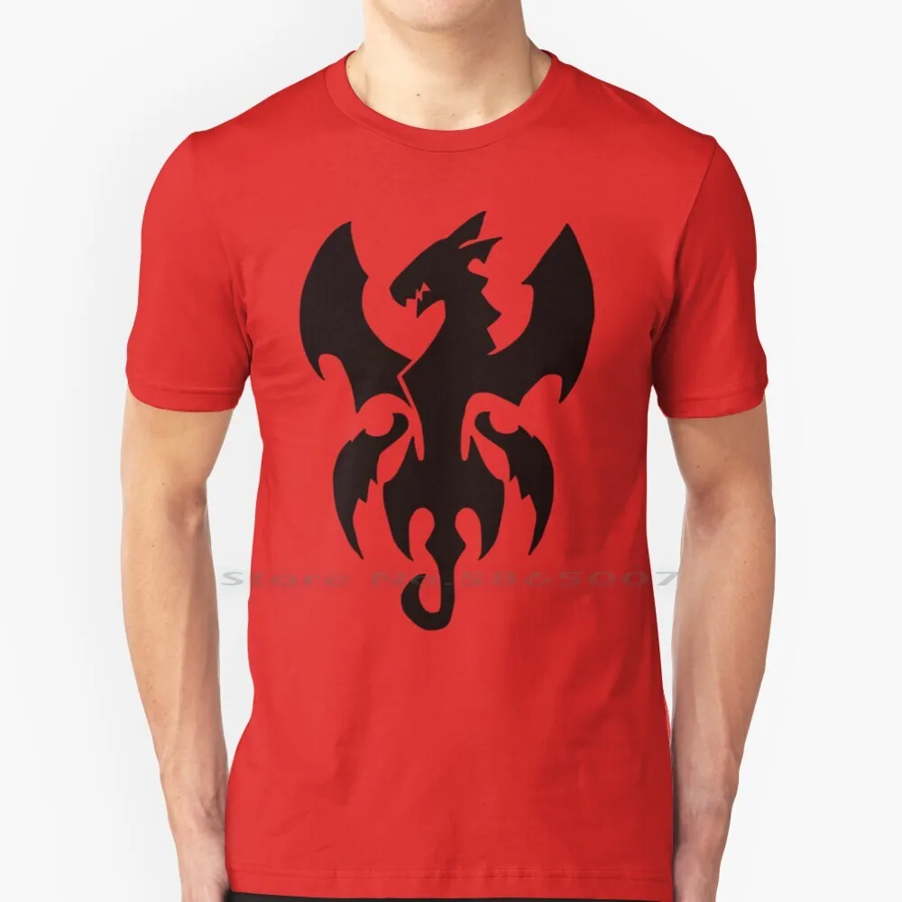 Fire Dragon King Power-Fairy Tail T Shirt 100% Cotone Fairy Tail Natsu Anime Manga Dragneel Igneel Tattoo Power Fire Magic