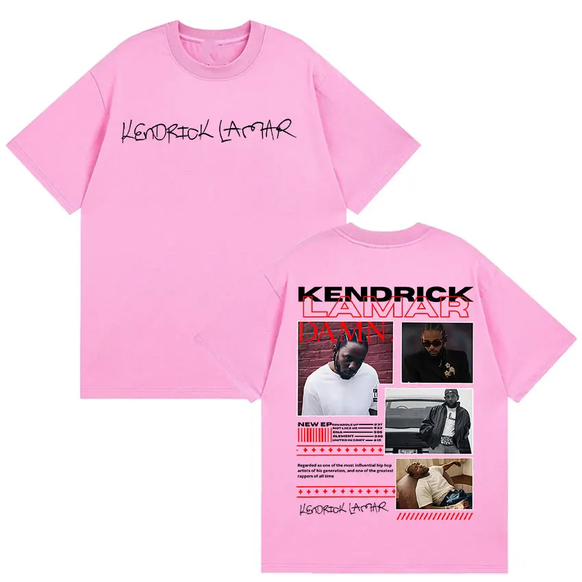 Kendrick Lamar Tour 2025 Merch T Shirt Men's High Quality Fashion