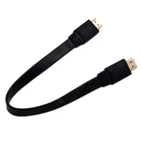 HDMI-Compatible Cable Full HD Short HDMI Male to Male Plug Flat Cable Cord for Audio Video HDTV TV PS3 0.3M 0.5M 1M - Image 2