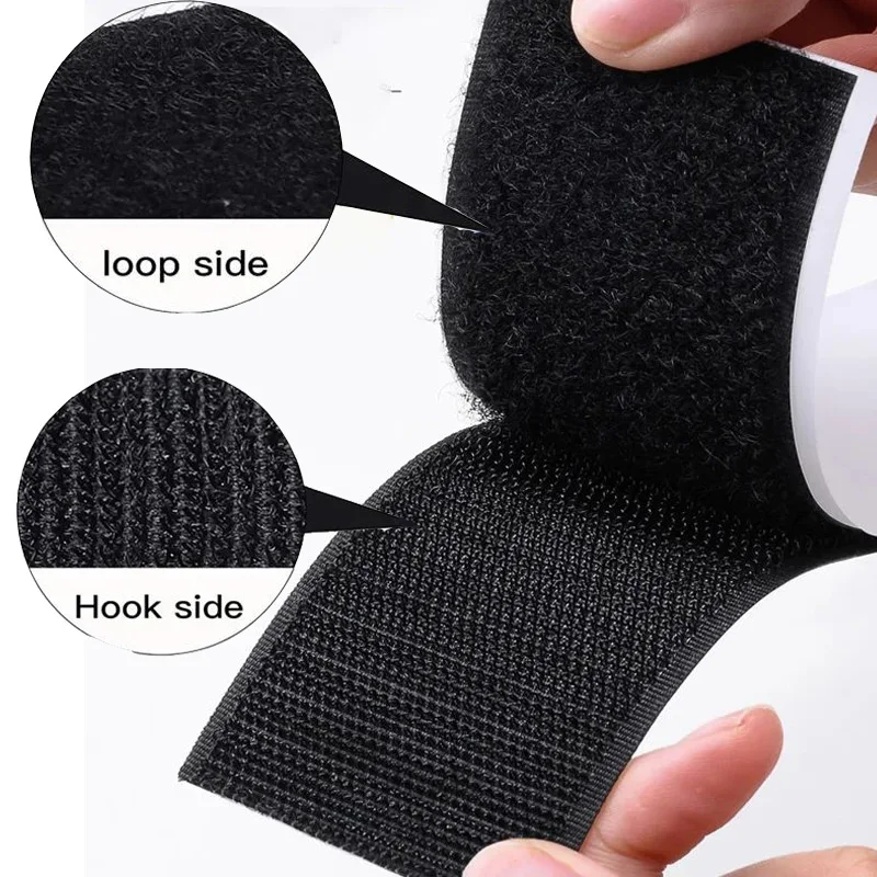 Extra Strong Self-Adhesive Hook & Loop Tape, 20mm Width, 5 Meters
