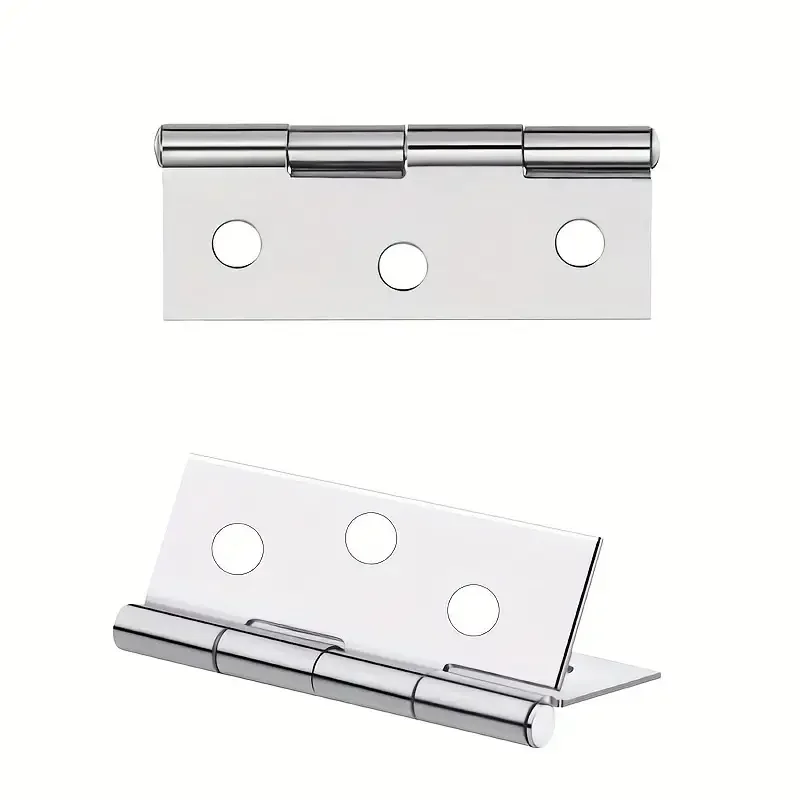 Classic Durable Foldable Stainless Steel Door Hinges 10 Set 60 Screws stainless steel door hinges