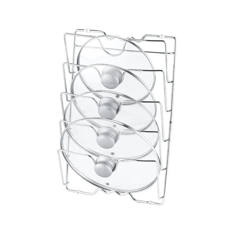 5 Layer Anti-fall Metal Drying Pan Pot Rack (2)