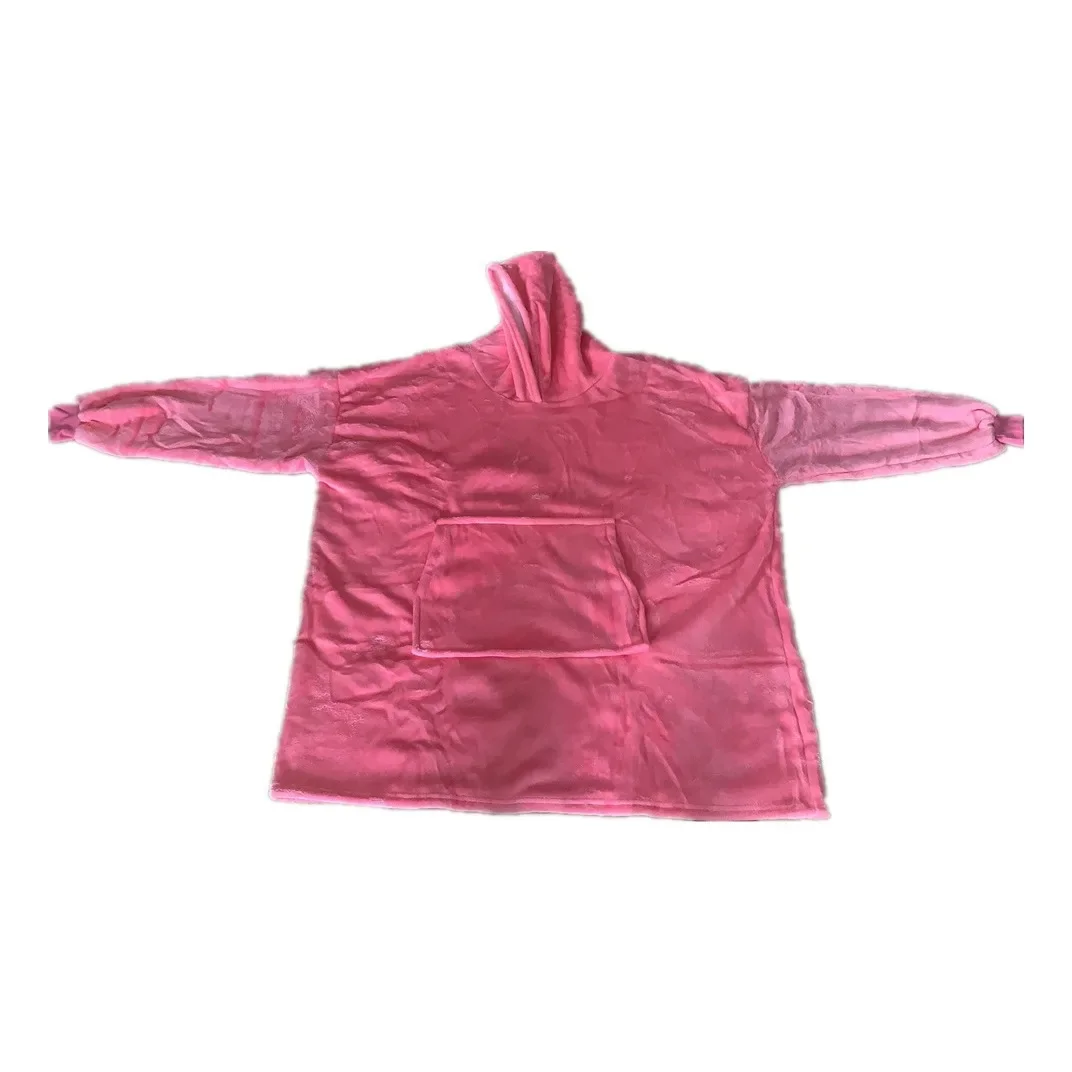 سميكة التلفزيون كسول لحاف في الهواء الطلق الدافئة الصوف غطاء التلفزيون ملابس خاصة مقنعين رداء الشتاء حماية عالية الجودة الصينية المصنعة