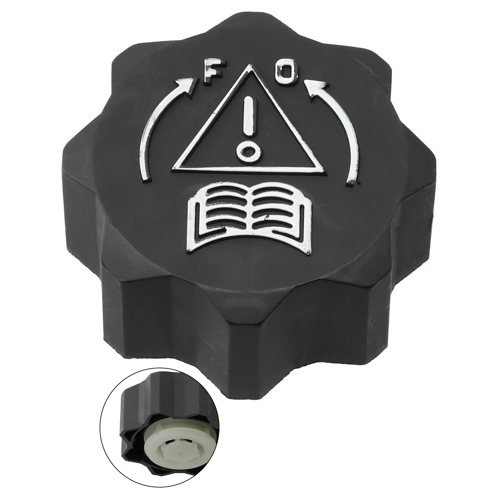 

Car Exterior Accessories Water Tank Cap Caver Cap Plastic Radiator Expansion Parts Repalcement 1pc Automotives Black 206
