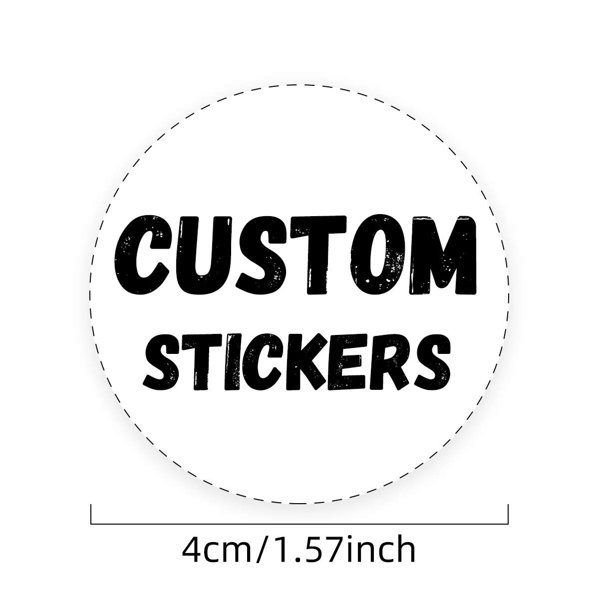Personalisierte Etiketten – wiederverwendbar, runde Form für Geschäftsmarken, Verpackungen, Getränkegläser, Kaffeetassen, Hochzeiten und Geburtstage – Detail 7