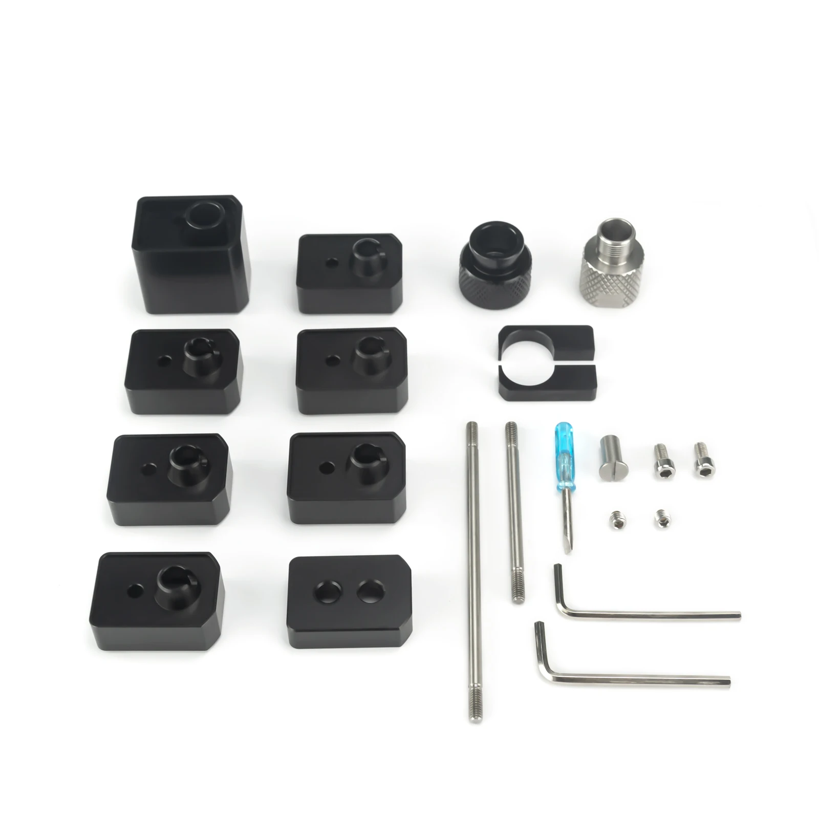 DIY Modular Aluminum Single Core 1 2x28 Square Monocore Mini Solvent Trap Fuel Filter 22 with