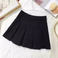 Jupe courte plissée grise taille haute pour femme, mode féminine, amincissante, polyvalente, anti-transparence, coupe trapèze, nouvelle collection printemps-automne 5