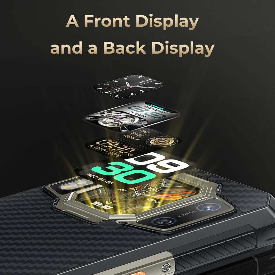 頑丈なスマートフォン,Oukitel-WP30 Pro,120W, 5g,Android 13, 12GB