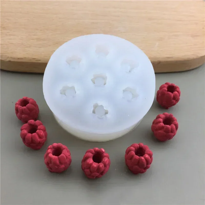 3D Blueberry Raspberry Fruit Silicone Mold for Baking and Cake Decorating