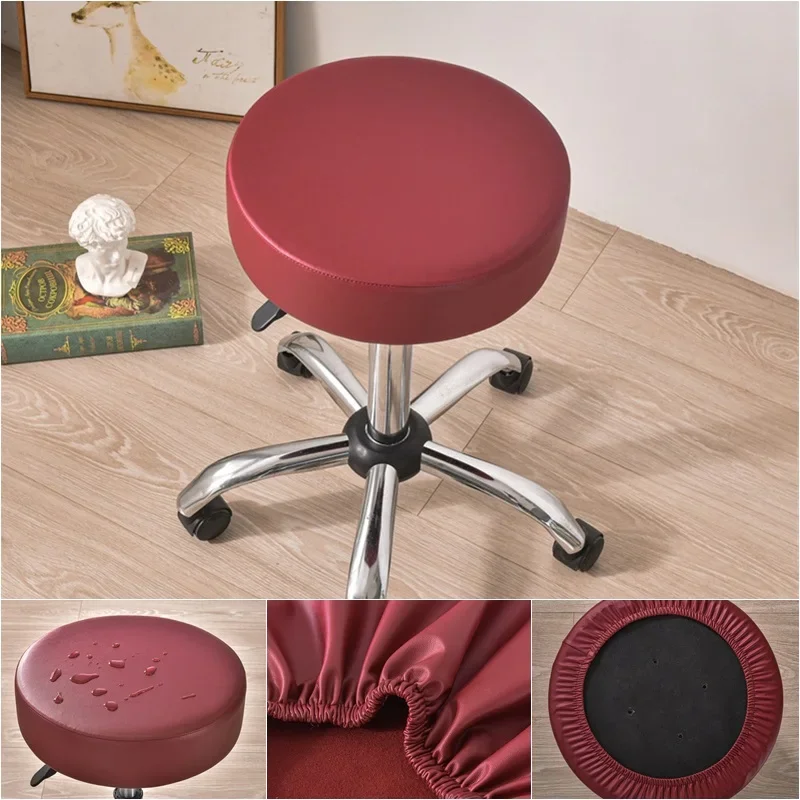 

Водонепроницаемый чехол для стула, яркий чехол для стула, аксессуар для бара, маслостойкий эластичный универсальный чехол на сиденье для обеденного стула