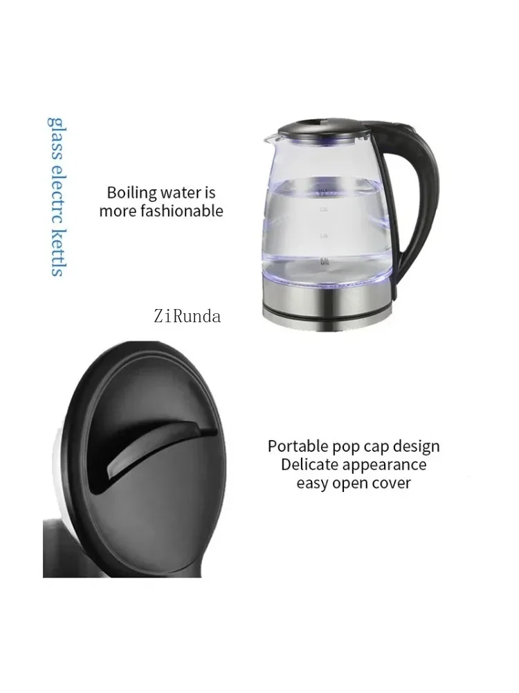 -Pink Electric Glass Boiler, Electric Teapot, Boiling Water Boiler, Health Pot, New, 2024 5