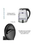 -Pink Electric Glass Boiler, Electric Teapot, Boiling Water Boiler, Health Pot, New, 2024 5