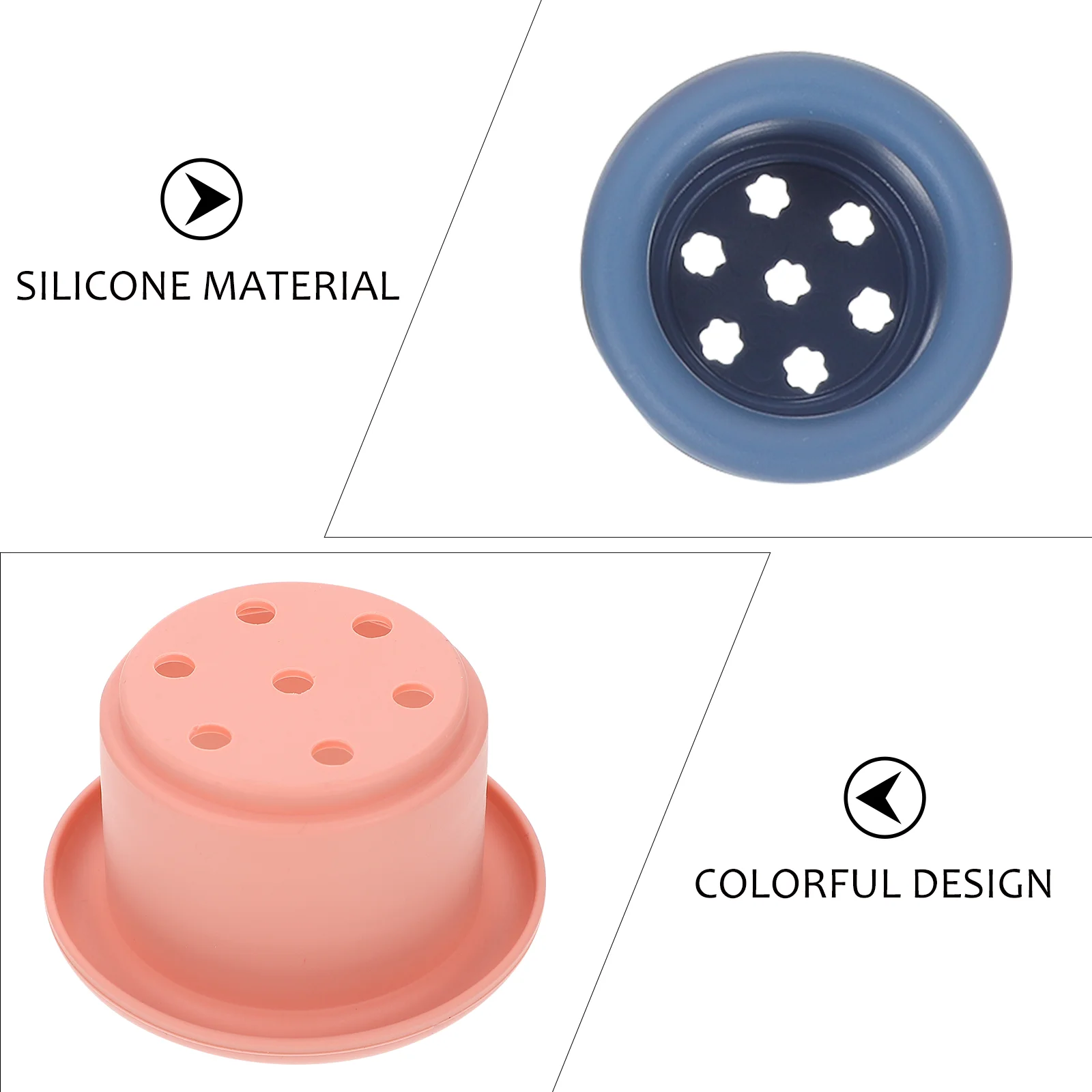 

7 Pcs Bath Toys for Toddlers Stacking Cups Stackable Bathing Puzzle Silicone Plaything Child