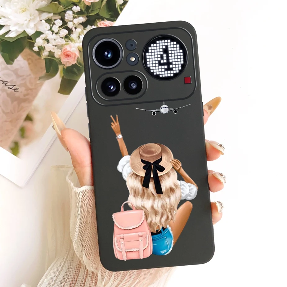 Cute Lucky Letters Fashion Cartoon Painted Cover Case