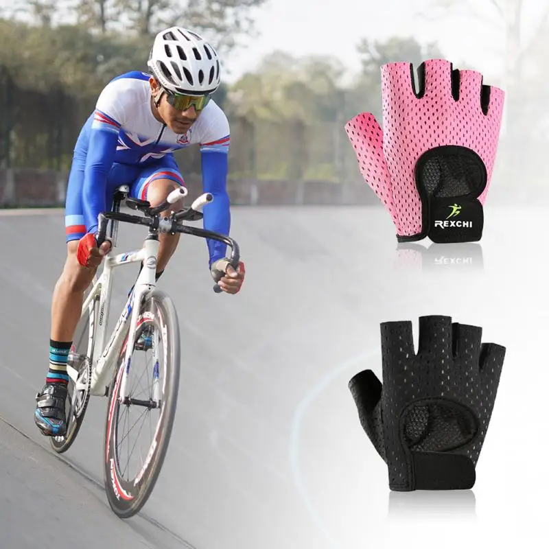 Summer Men's Fitness Gloves Gym Weightlifting Yoga Women Breathable Mitten Training Sports Non-slip Half Finger Cycling Gloves fingerless gloves,fitness gloves,bicycle gloves