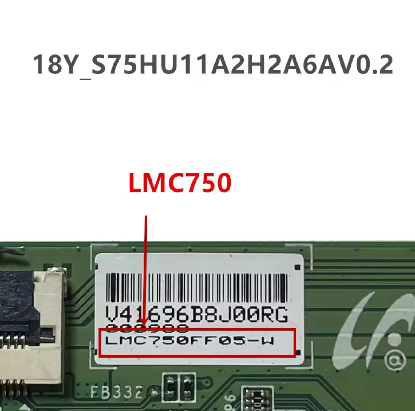KD-75X7800F 75 인치 TV 로직 보드 18Y-S75HU11A2H2A6AV0.2 용 새 18Y_S75HU11A2H2A6AV0.2 T-CON 보드