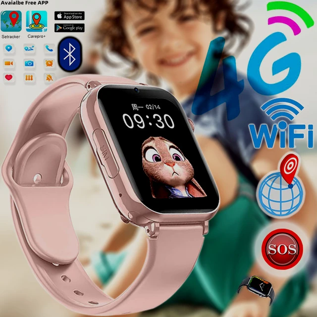 Reloj inteligente para niños, dispositivo con GPS, SOS, linterna, cámara,  monitor remoto, alarma, regalo para bebés - AliExpress