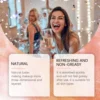 Eelhope Facial Highlighter Stick Set Party Ball Performance Makeup Roller Ball Liquid Fluorescent Highlighter Oil Body Glitter 5