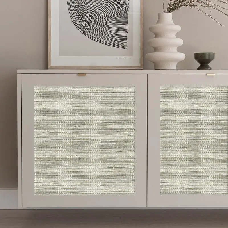 RattanStrawWeavingPeelandStickWallpaperVinylSelfAdhesiveLinen