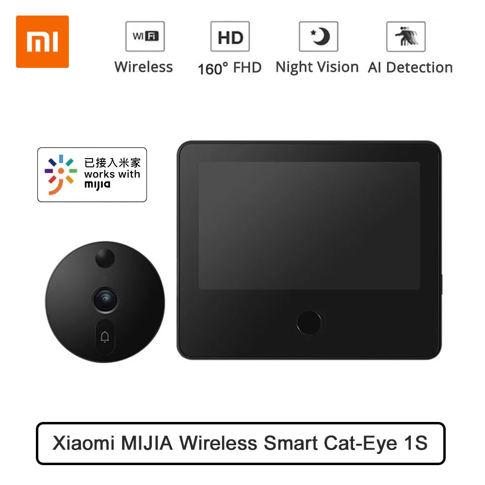 Xiaomi Smart Camera Doorbell Cat Eye 1s Wireless Video 1080p Hd Camera Night Vision