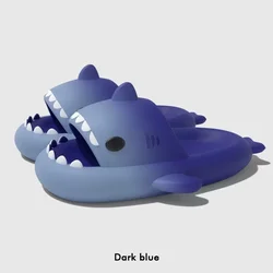 Cozy Cloud Comfort Animal Slippers - Unisex Indoor Summer Slides for 44 - 45 (Blue deep blue)
