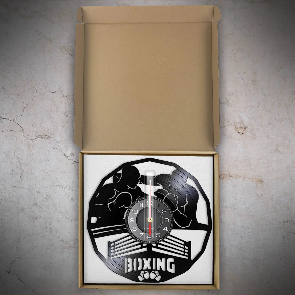 Boxing Gym Sign Boxing Martial Arts Wall Clock Madville Wall Decor ...