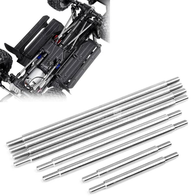 

8PCS 324 Wheelbase Frame Chassis Tie Rod for 1/10 RC Crawler Car Traxxas TRX4 Defender Tactical Unit Bronco Blazer Sport Parts
