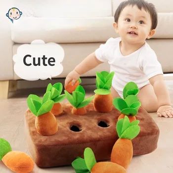 Plush Pull-Out Carrot Toy 1