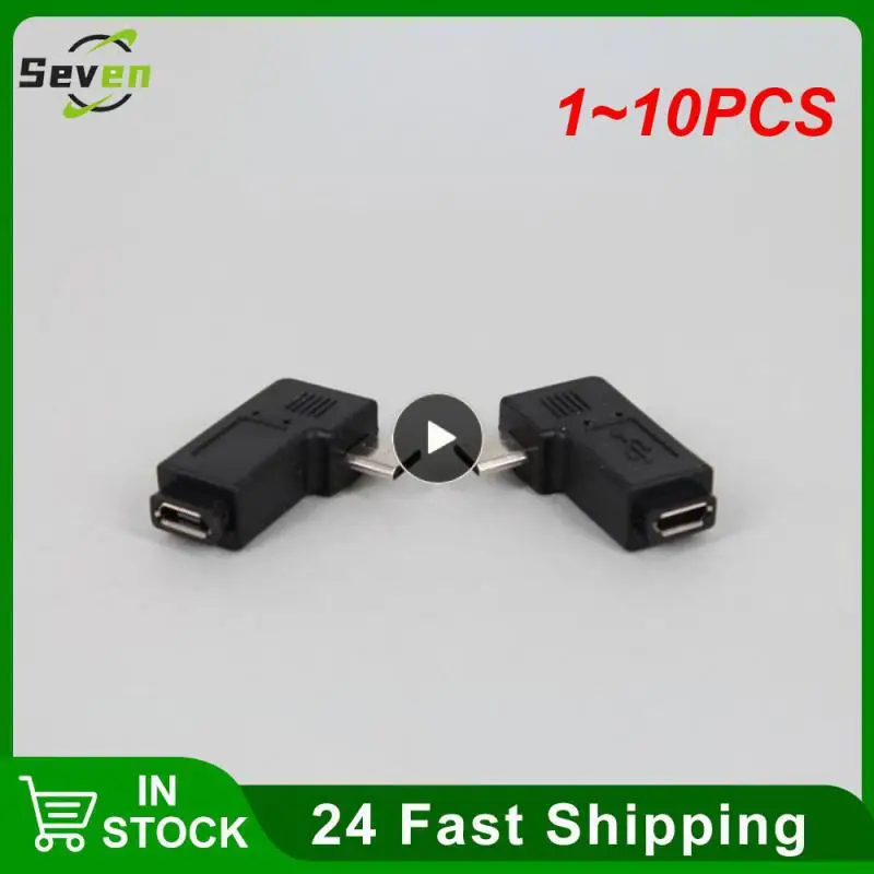 

Непросто повредить Usb-коннектор, Черный Usb-адаптер, микро-Usb, 90 градусов, левый и правый угол, компьютерное оборудование, 1 ~ 10 шт.