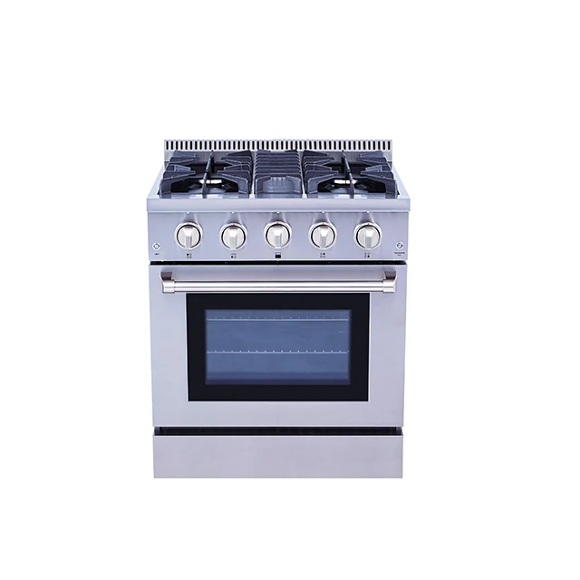 Hyxion 30 inch commercial price 4 burners baking gas oven for sale