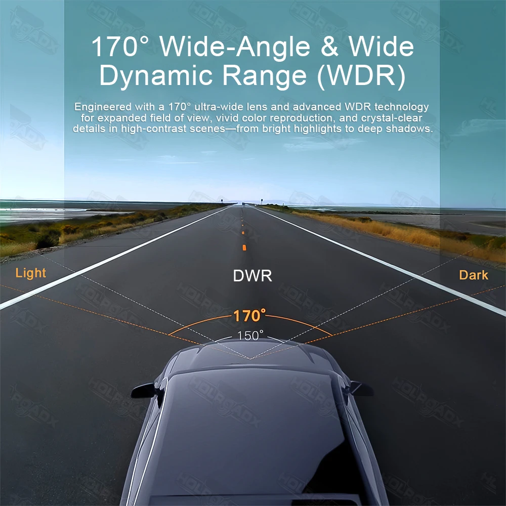 HOLROADX 4K Dashcam Kabellos für Toyota RAV4 XA50 Hybrid Prime Venza Gen5 XA40 (2017-2025) Venza/Harrier, Suzuki Across – Detail 8