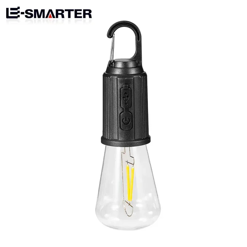 Portable Camping Lantern LED with Hook Type C Charging Waterproof for Hiking Fishing