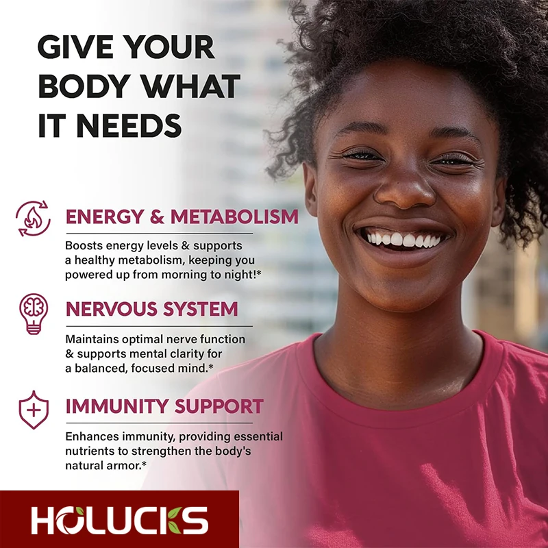 Premium Vitamin B Complex Supplement, Support Stress & Fatigue, Boosts Mood, Brain Function & Overall Vitality 4