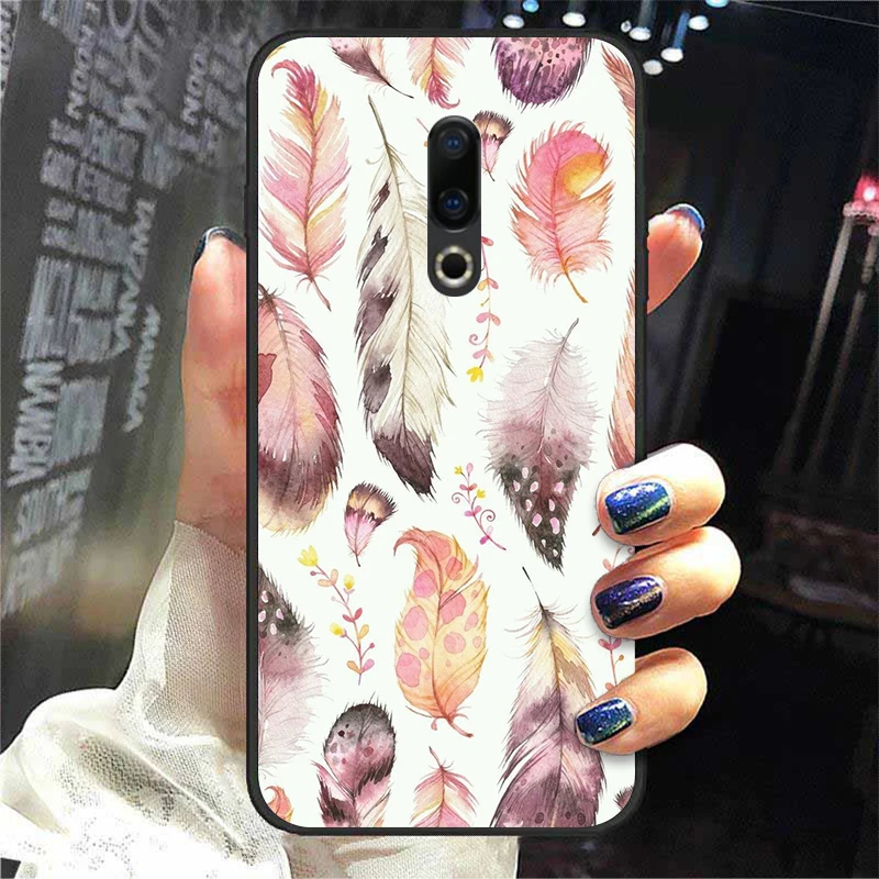 For Meizu 16th Case 6.0'' Silicone Case For Meizu 16th Plus Cover 6.5'' Soft TPU back Cases coque etui Leopard print meizu phone case with stones craft Cases For Meizu