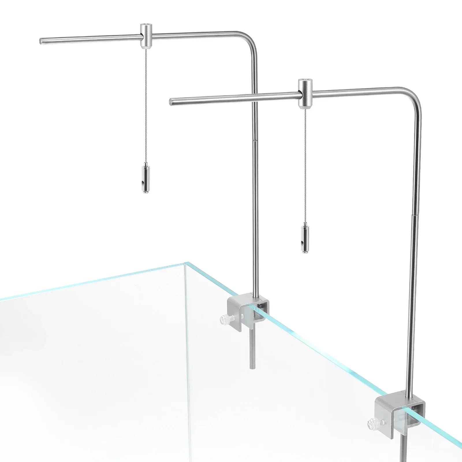 Fish Tank Light Rack Aquatic Plant Lighting Holder Hanging Bracket Adjustable Light Hanger Feeding Tool Accessory aquarium plant tools rack fish tank lid bracket fish tank lighting tools