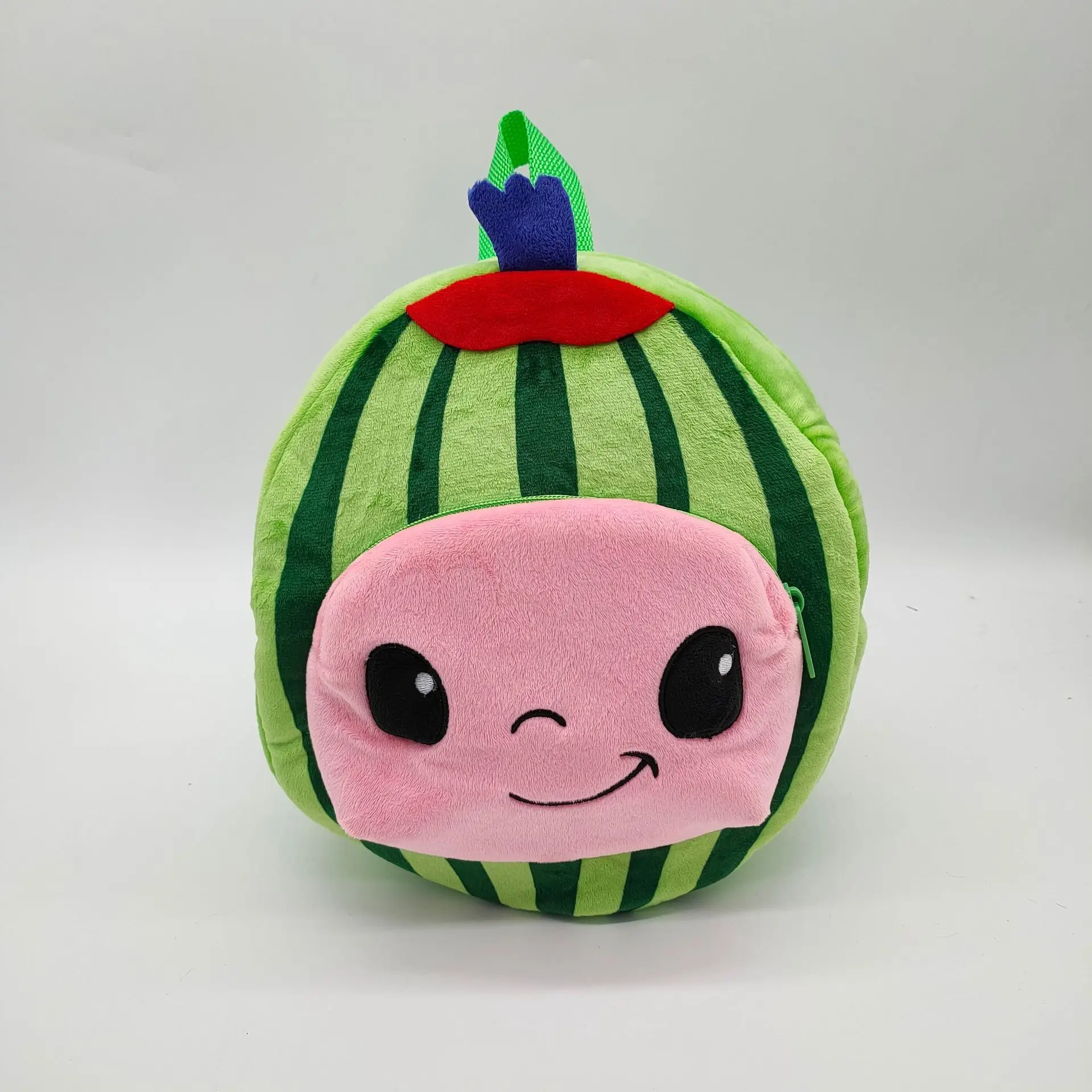 New watermelon shoulder plush backpack, birthday gifts for men and women, Christmas gifts, children's school backpacks, books, s