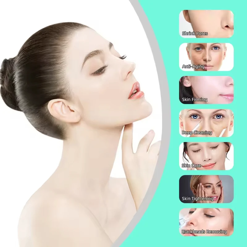 factory 7 In 1 H2O2 Water Oxygen Jet Peel Hydro Beauty Skin Cleansing Hydrofacial Machine Facial Machine Water Aqua Peeling