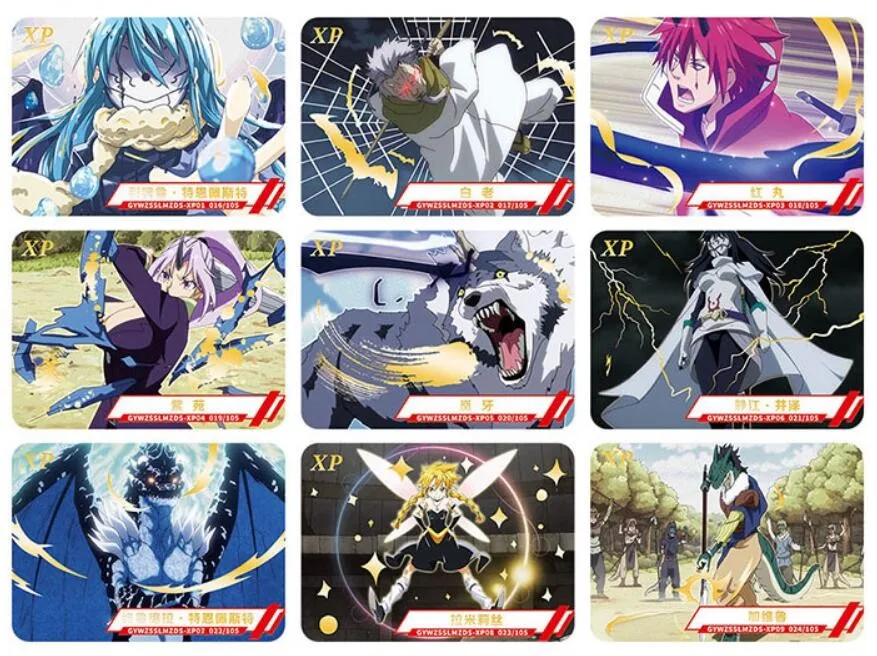 Original Anime Game Cards That Time I Got Reincarnated As A Slime