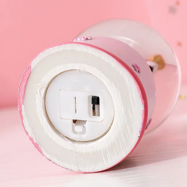 Kreatív Flamingo Hógömb Kristály Üveggömb Led Világító Íróasztal Díszek Retro Kézműves Otthoni Dekoráció Születésnapi Karácsonyi Ajándék - Image 6