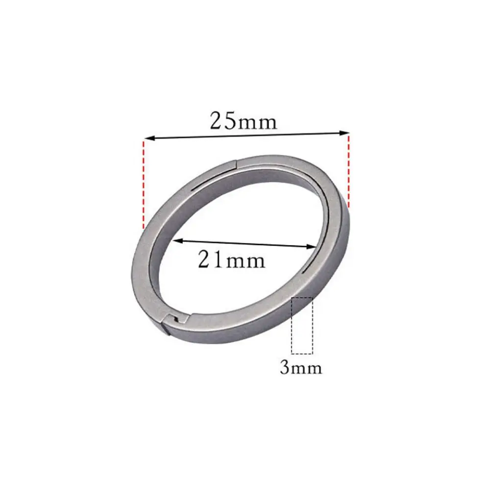 Premium Titanium Alloy Lightweight Key Rings & Keychain Pendant