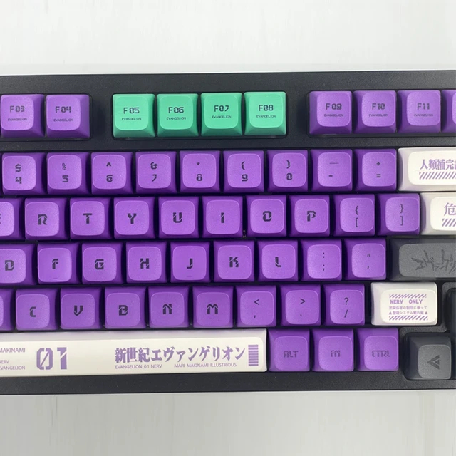 EVA-Themed Mechanical Keyboard Keycaps for Ultimate Personalization
