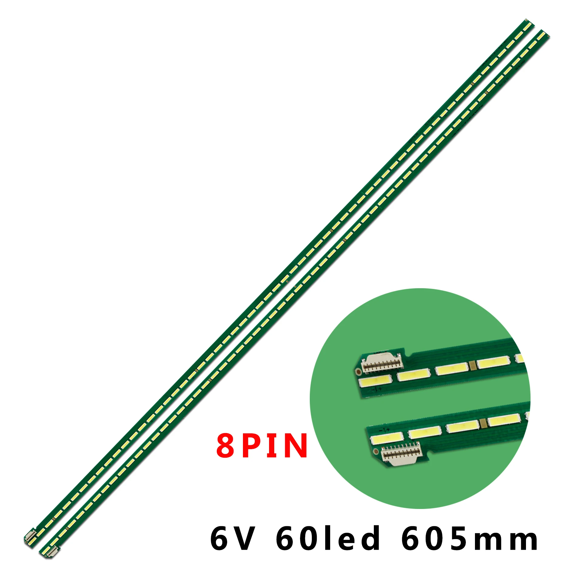 Tira Led para 55uh6810 55uh7900 55uh7920 55uh650t 55uh668v 55uh680v 55uh652t 55uh654t 55uw660h Agf79080101 Peças por Conjunto