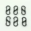 10PCS Stainless Steel S Type Carabiner With Lock Mini Keychain Hook Anti-Theft Outdoor Camping Backpack Buckle Key-Lock Tool 10PCS Stainless Steel S Type Carabiner With Lock Mini Keychain Hook Anti-Theft Outdoor Camping Backpack Buckle Key-Lock Tool
