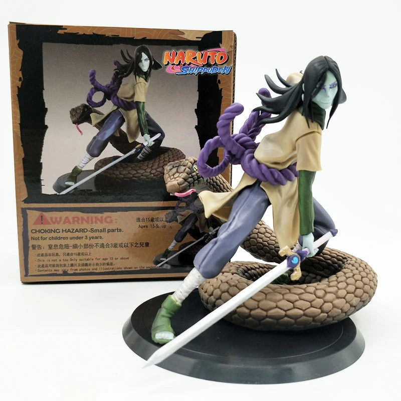 Lover NARUTO Legendary Battle Series: Orochimaru, Jiraiya & Tsunade Collectible PVC Figures